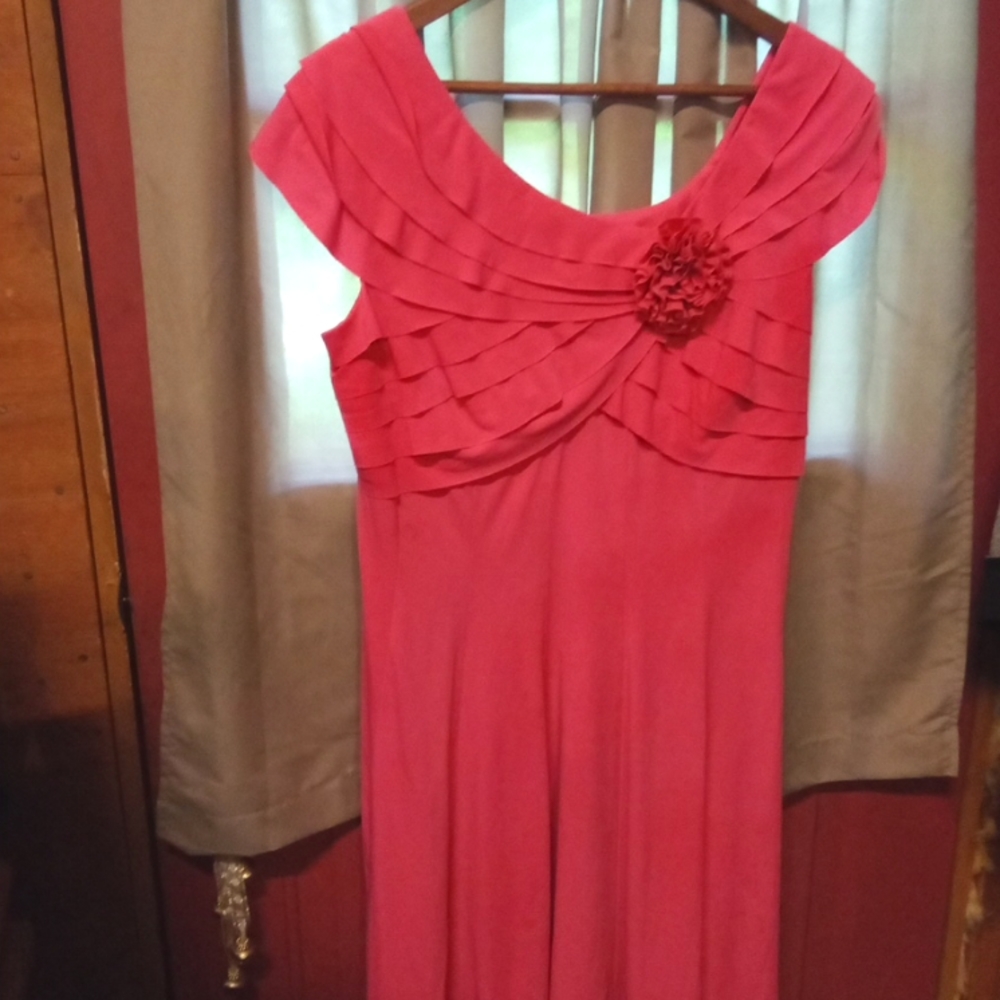Dress Barn floral design ,ruffle dress